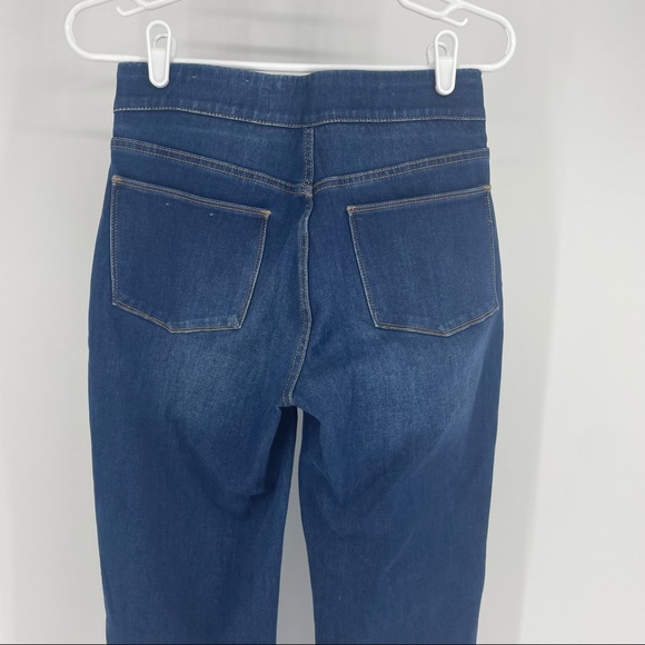 SOFT SURROUNDINGS THE ULTIMATE DENIM PULL ON SKINNY JEANS ELASTIC WAIST XS BLUE - Picture 3 of 7